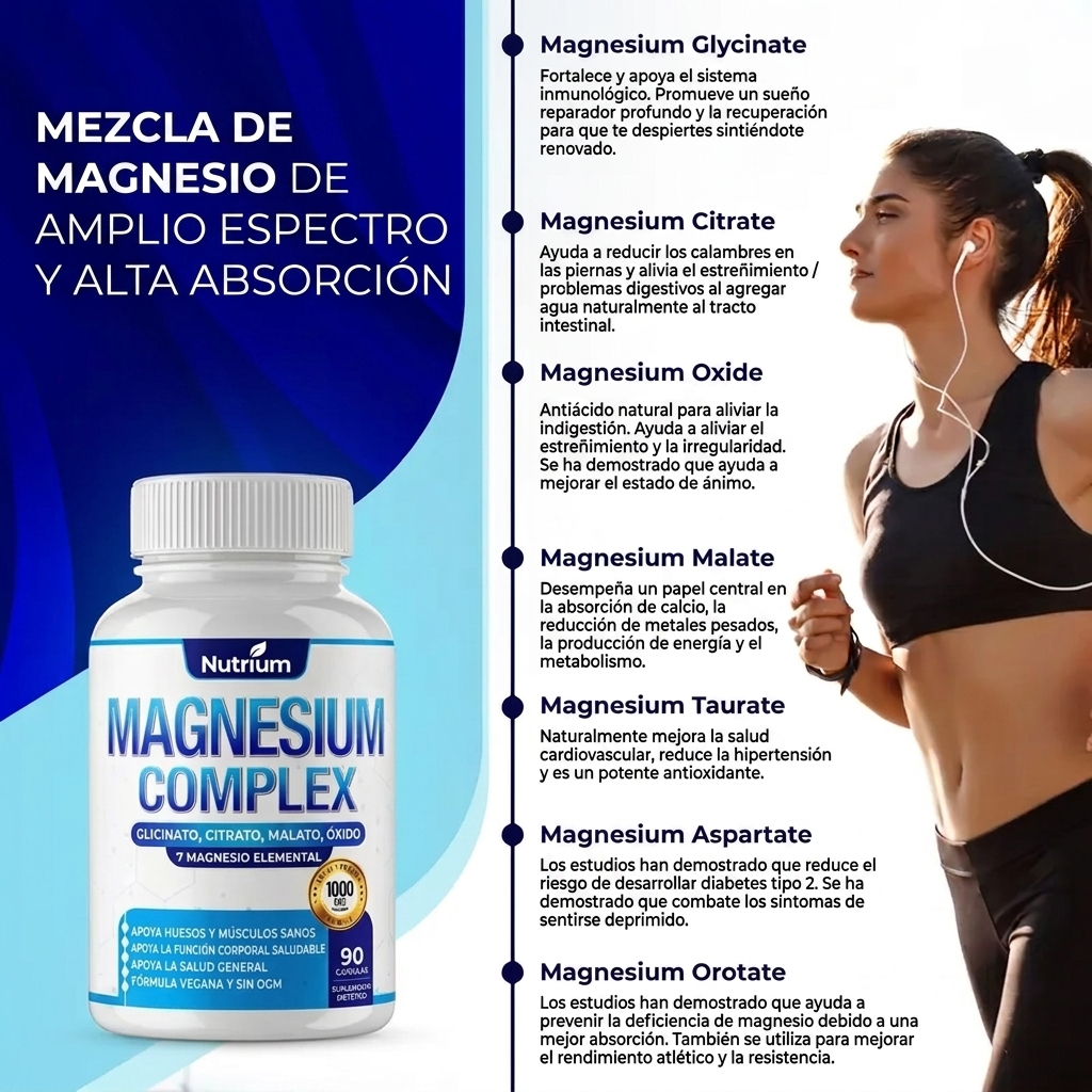 Nutrium™ - Complejo de Magnesio 1000mg™